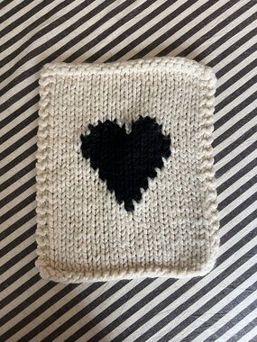 Doll hand knit blanket